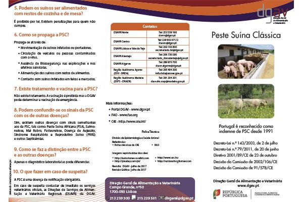 Peste Suína Clássica (DGAV)